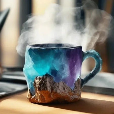 AMETHYST | NATURAL GEMSTONE COFFEE MUG